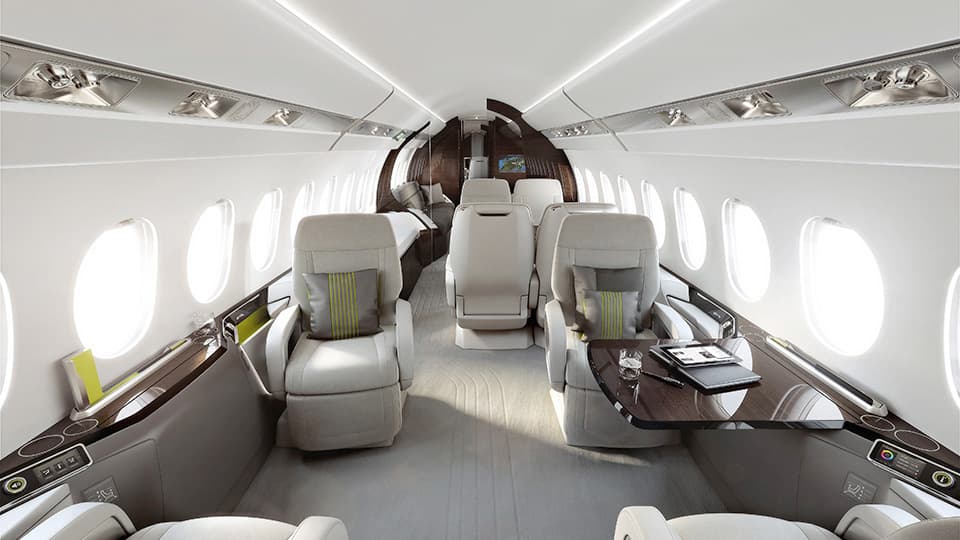 Falcon 5X Innenraum