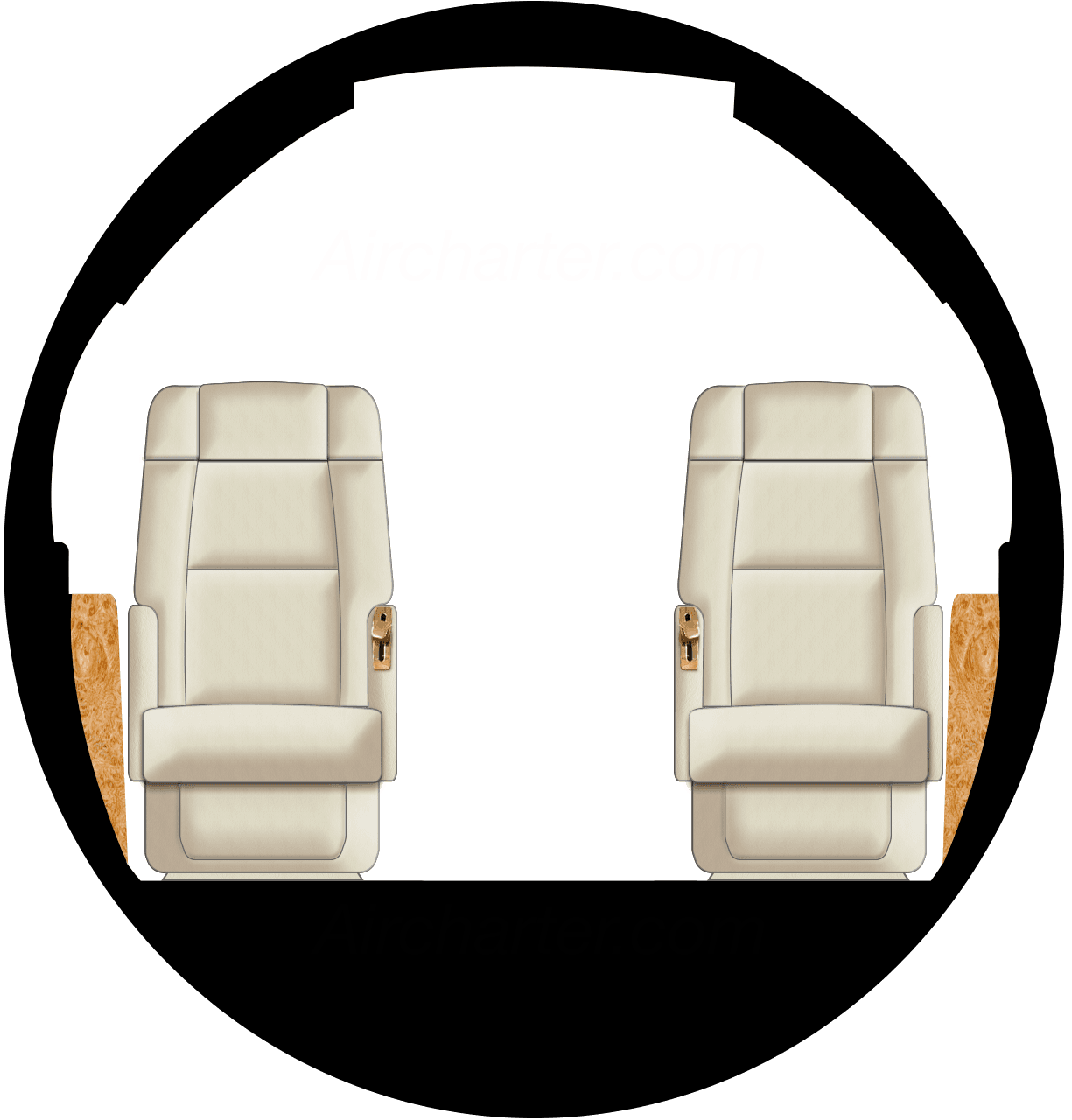 Falcon 900LX Kabine