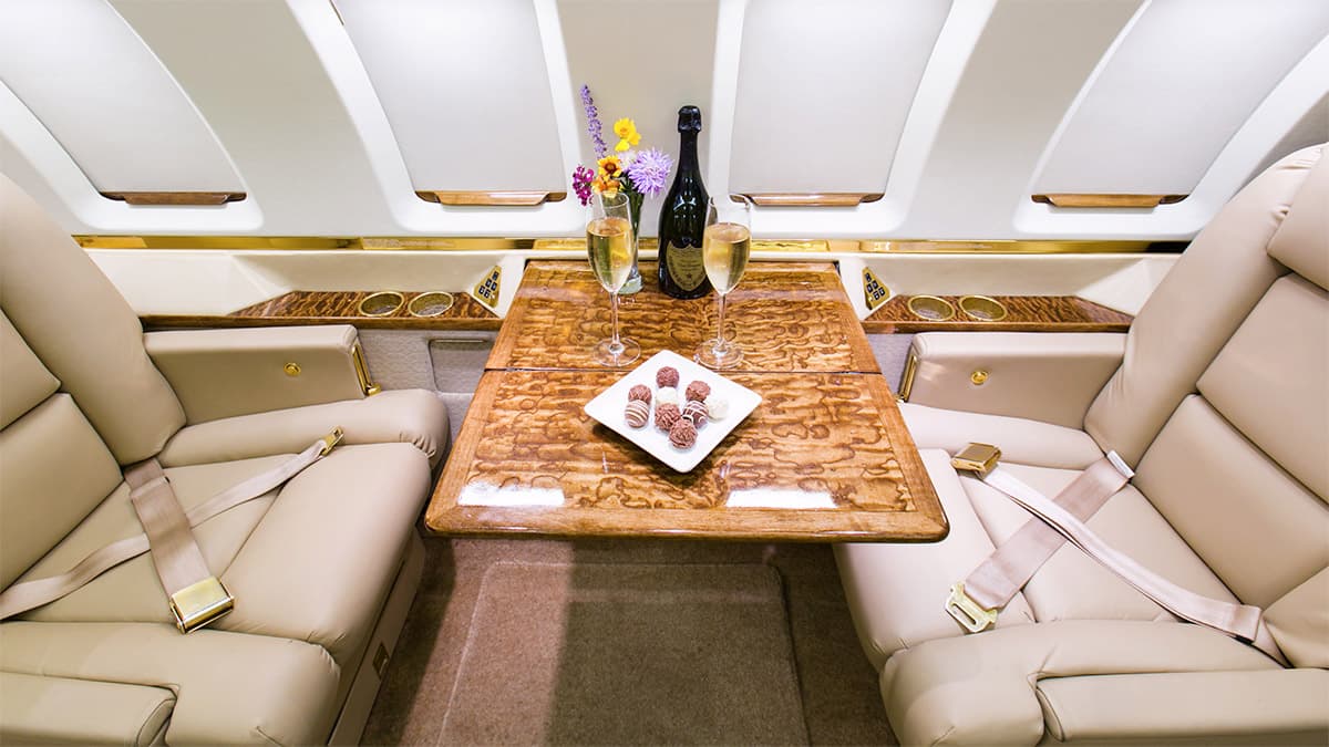 Hawker 800XP Interior