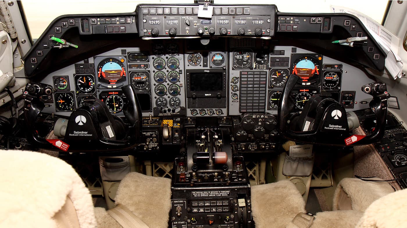Sabreliner 65 Cockpit