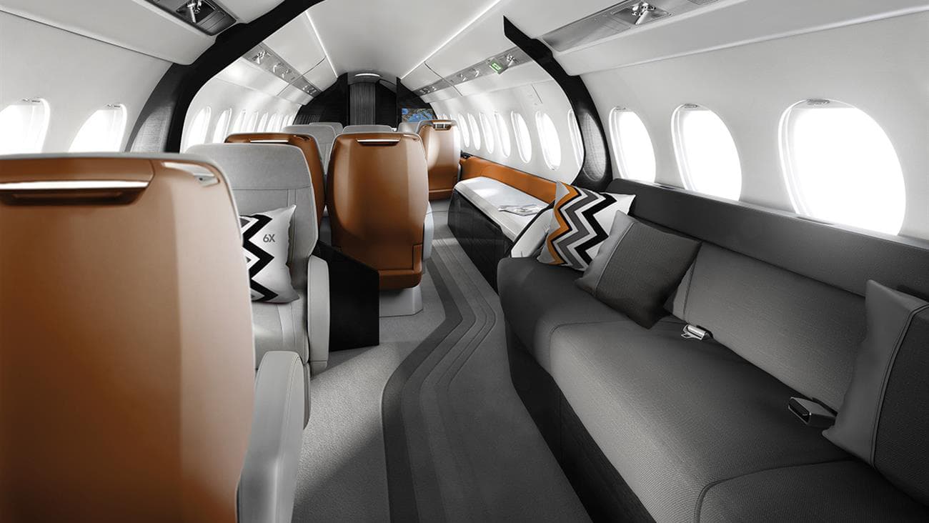 Falcon 6X Innenraum