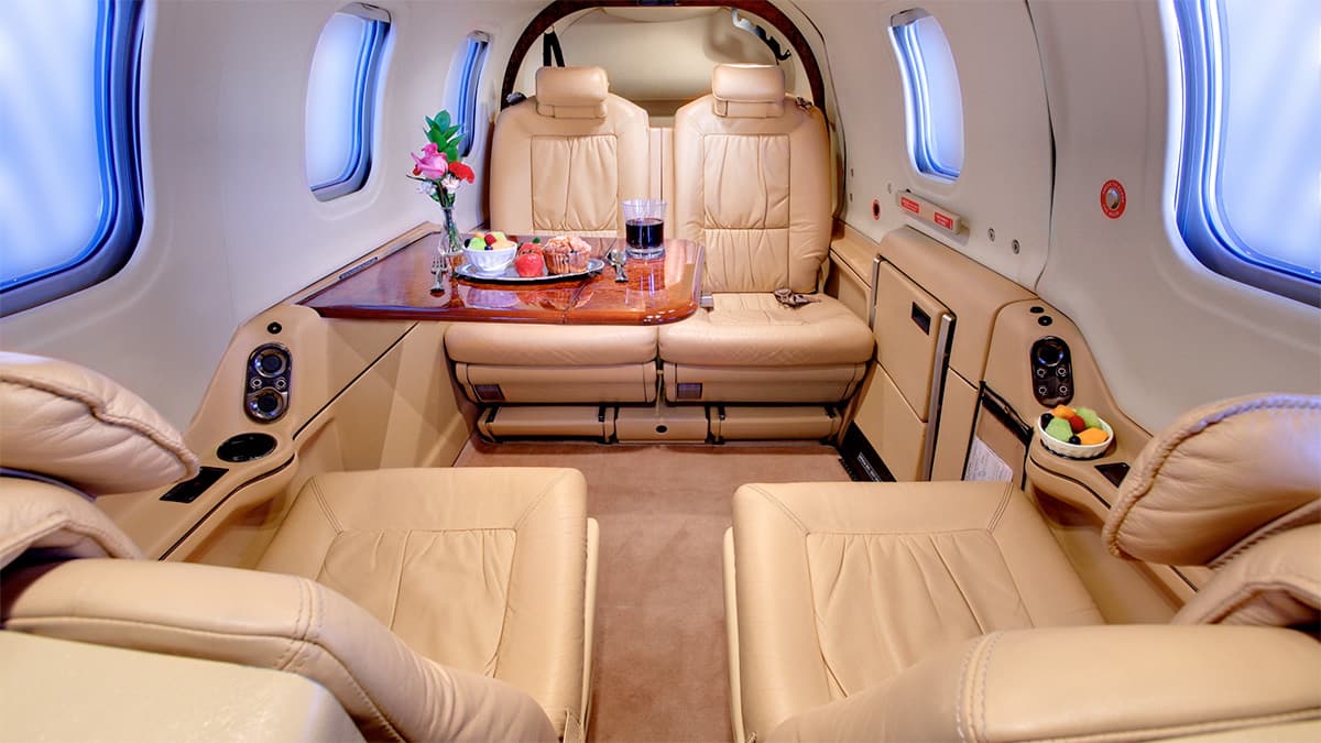 TBM 850 Interior