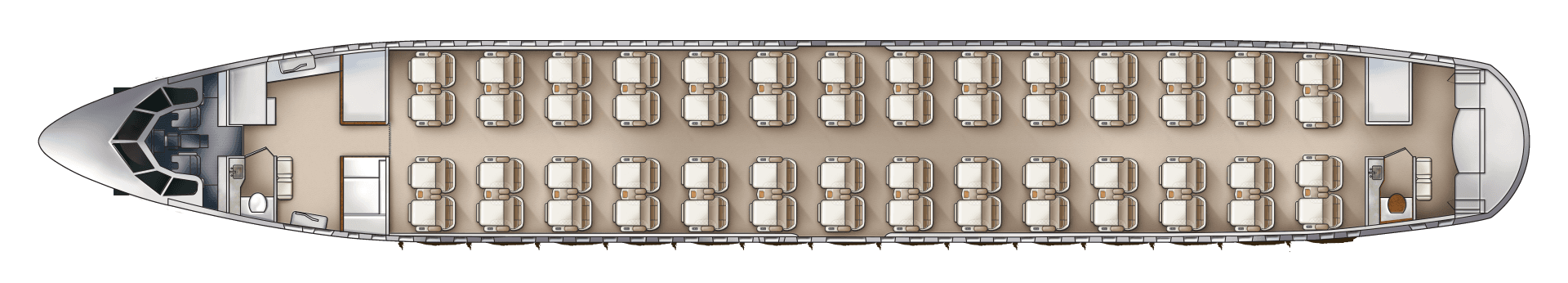 737-500 VIP floor plan