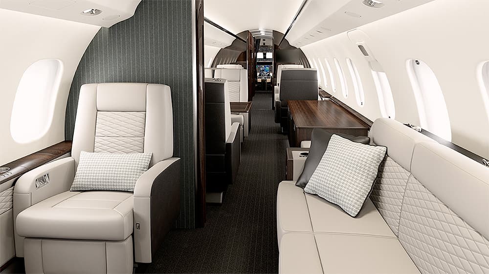 Global 6000 Innenraum