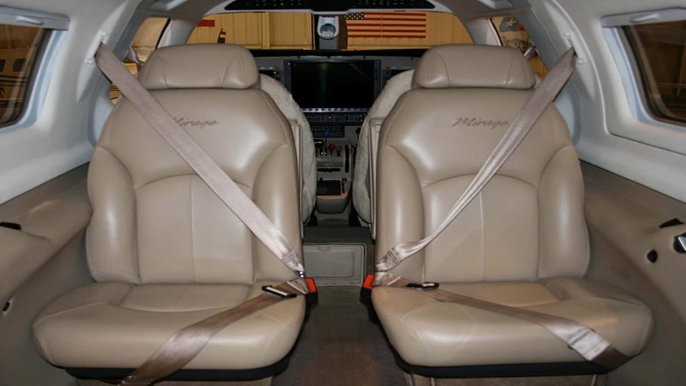 PA-46-350P Malibu Mirage en vol
