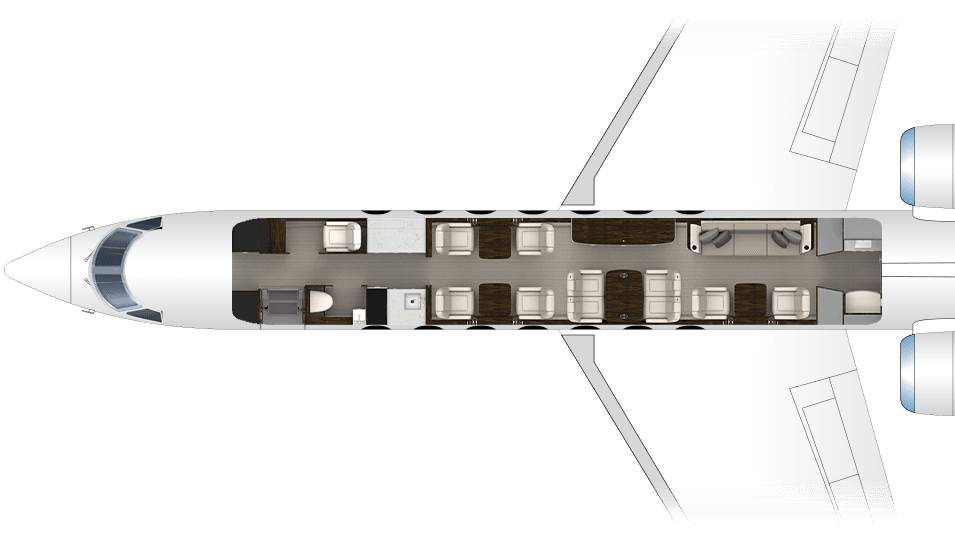 G600 floor plan