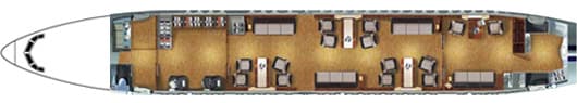 A318 floor plan