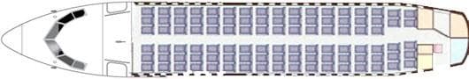 146-200/AVRO RJ85 floor plan