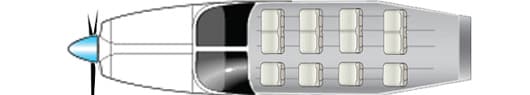F406 Caravan II floor plan