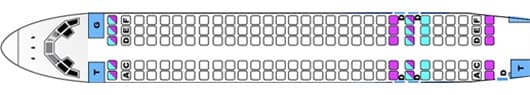 MD-83 floor plan