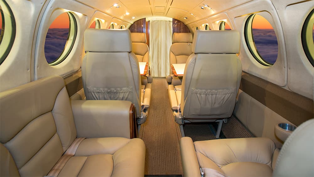 King Air 200 Interior
