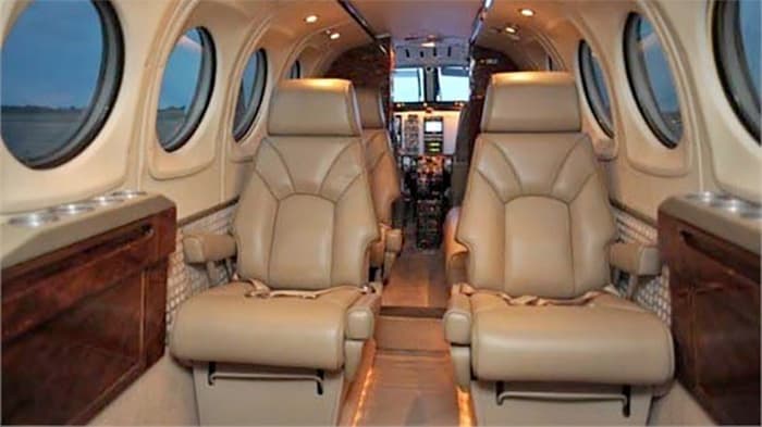 King Air B100 Interior