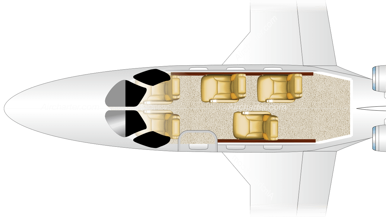 Plan de cabine du E500