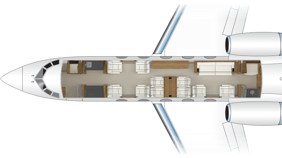 Plan de cabine du GII-B