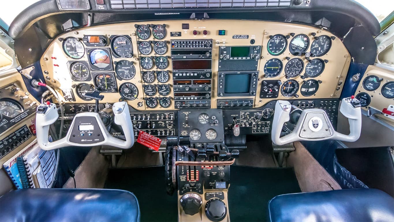 King Air C90 Cockpit
