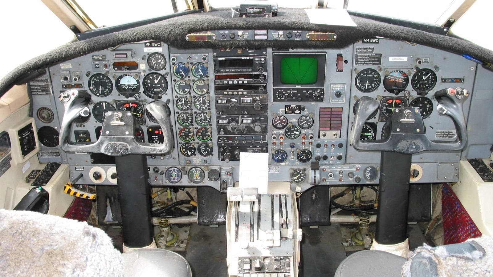 EMB 110 Bandeirante Cockpit