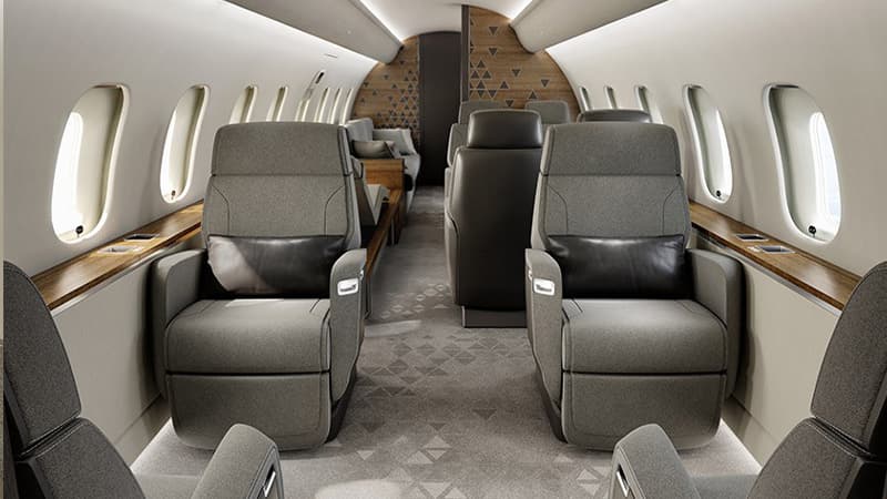 Global 5500 Interior