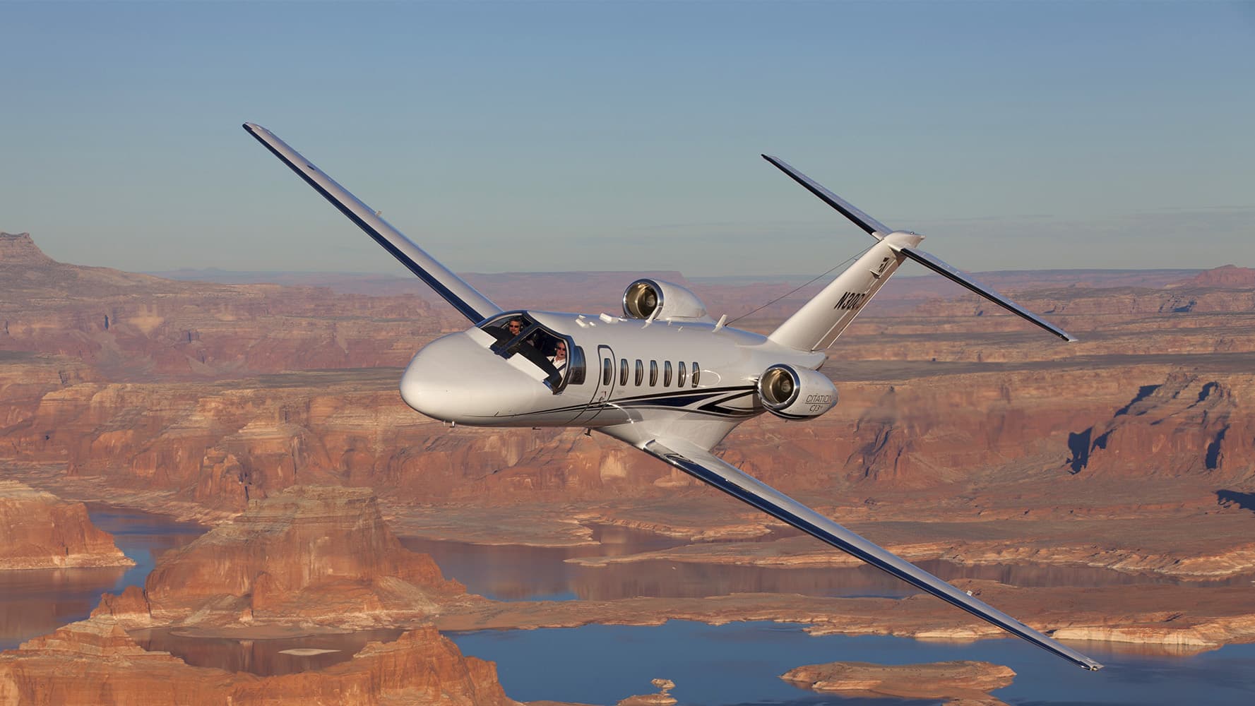 Citation CJ3+ in flight