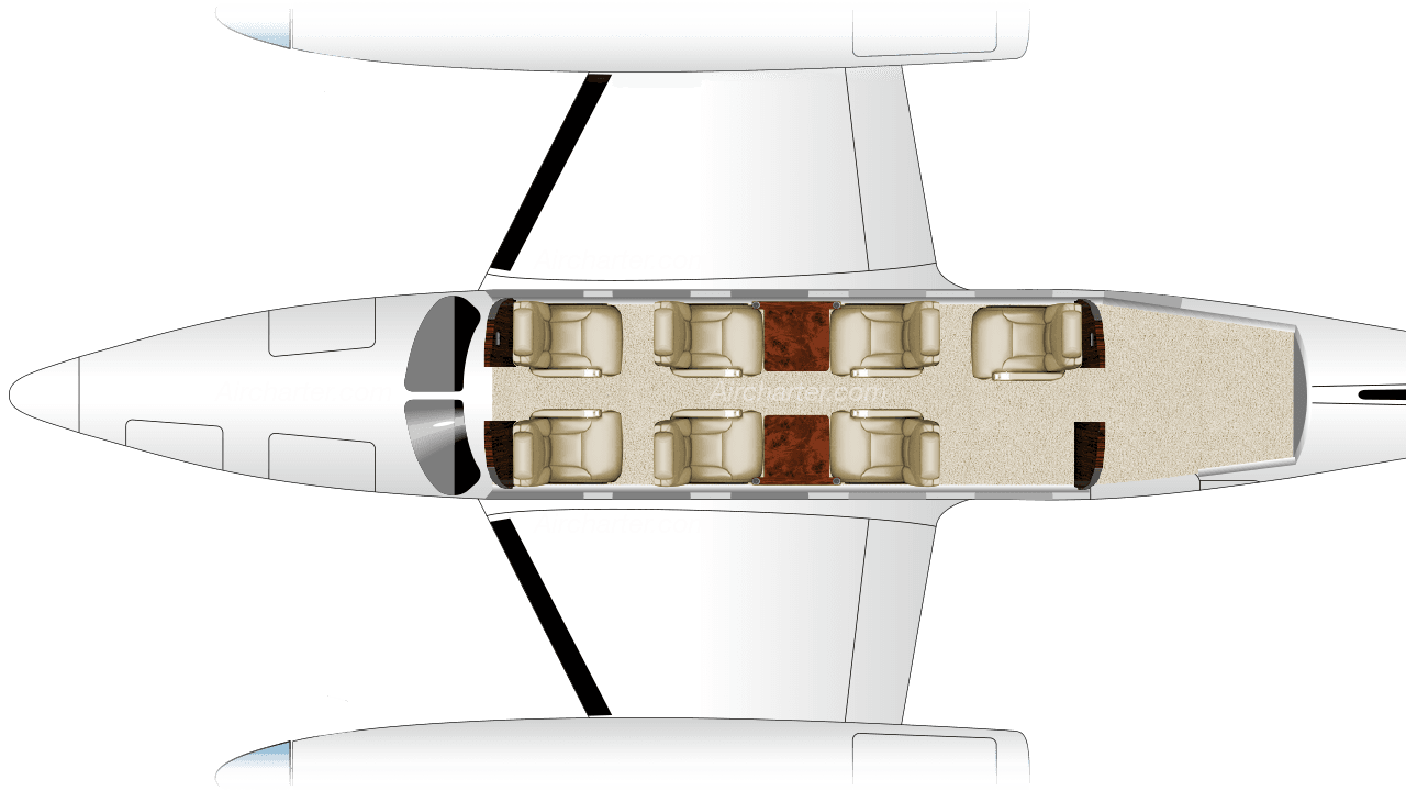 PA-42-1000 Cheyenne 400LS floor plan