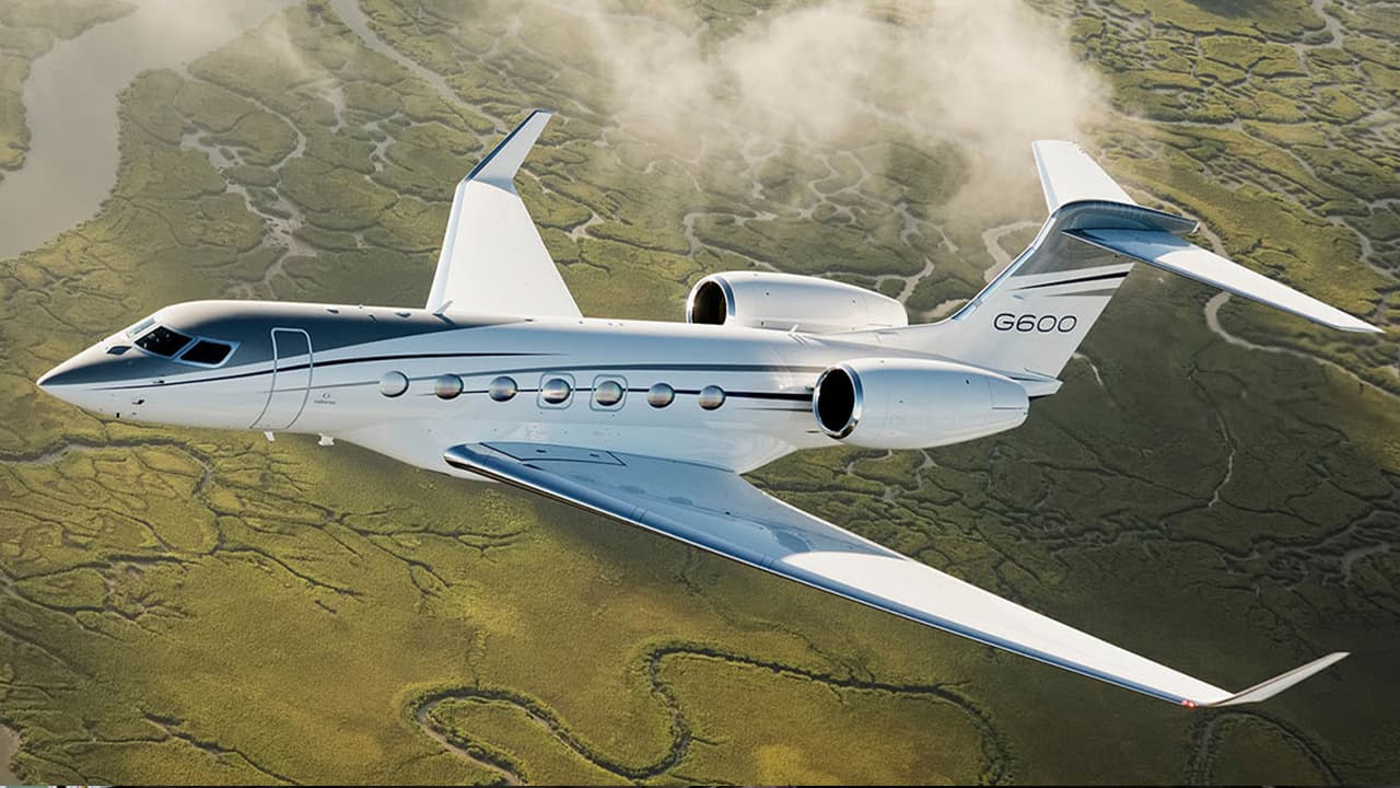 G600 in flight