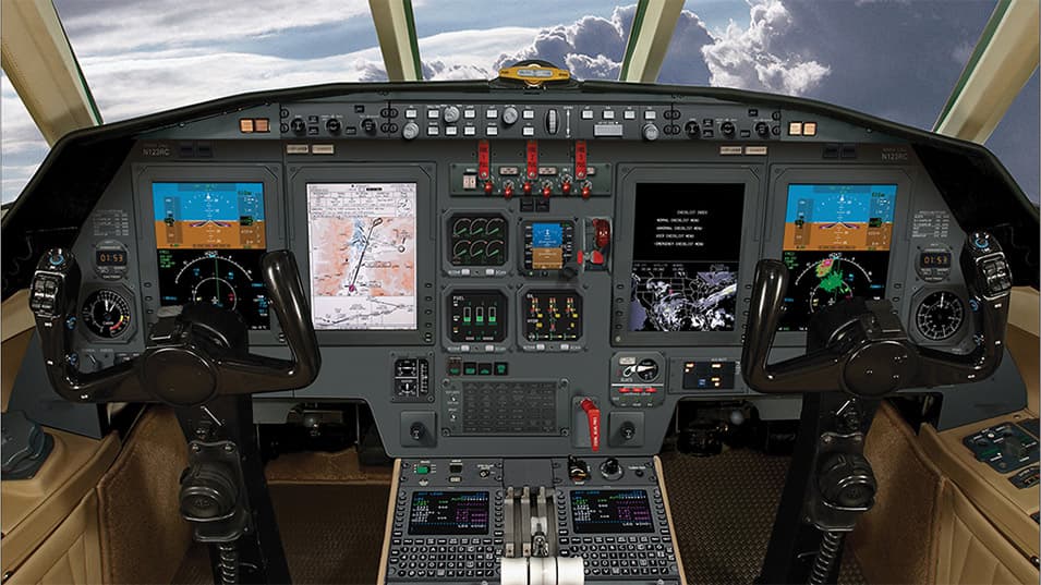Falcon 50EX Cockpit