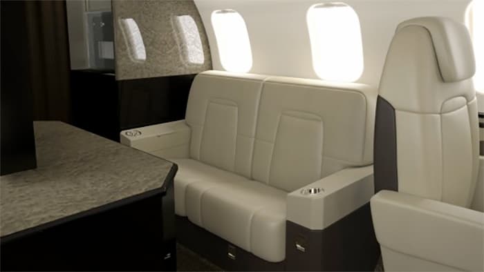 Learjet 60 Intérieur