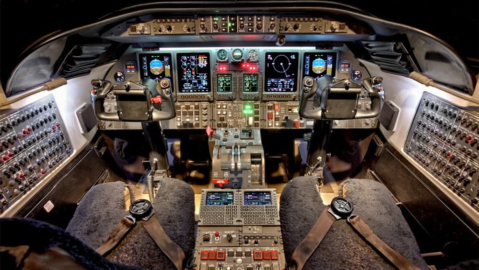 Learjet 45XR Cockpit