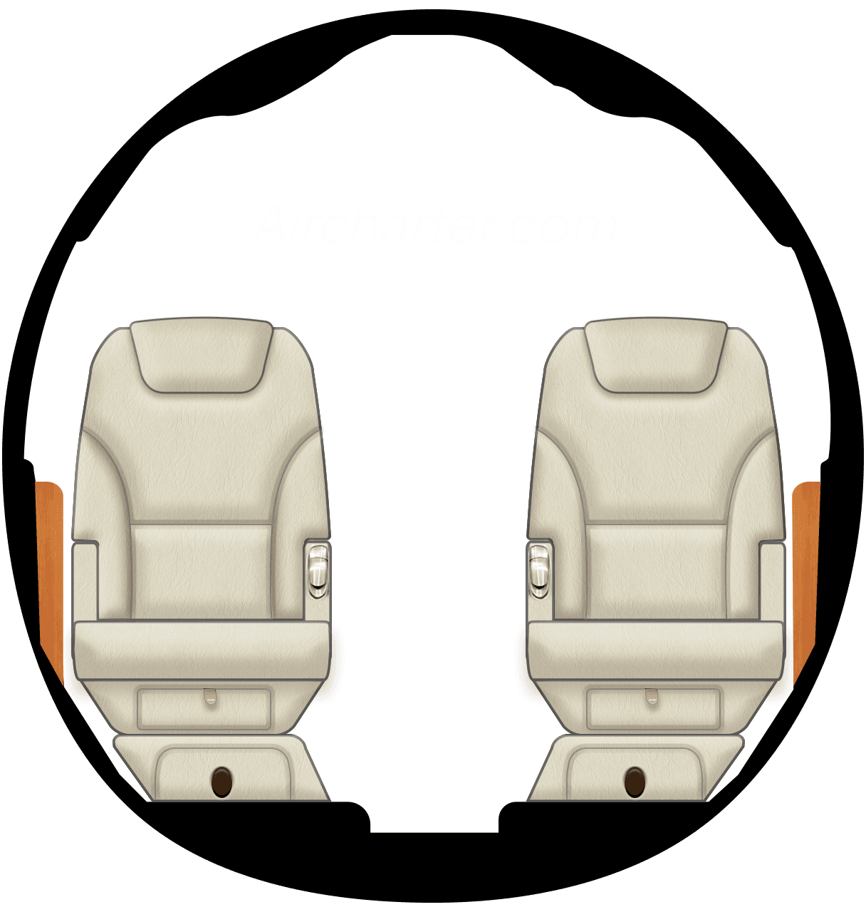 Hawker 800 Cabina