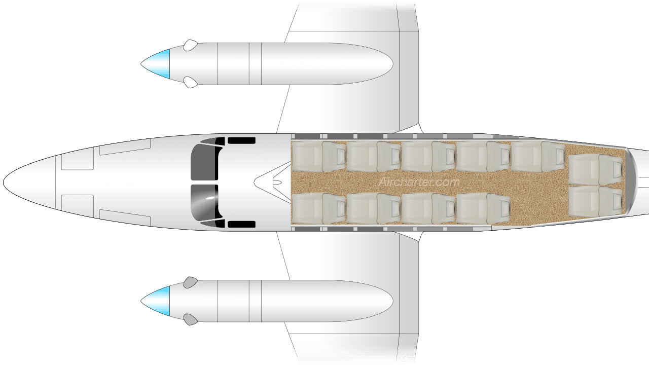 Plan de cabine du Model 99