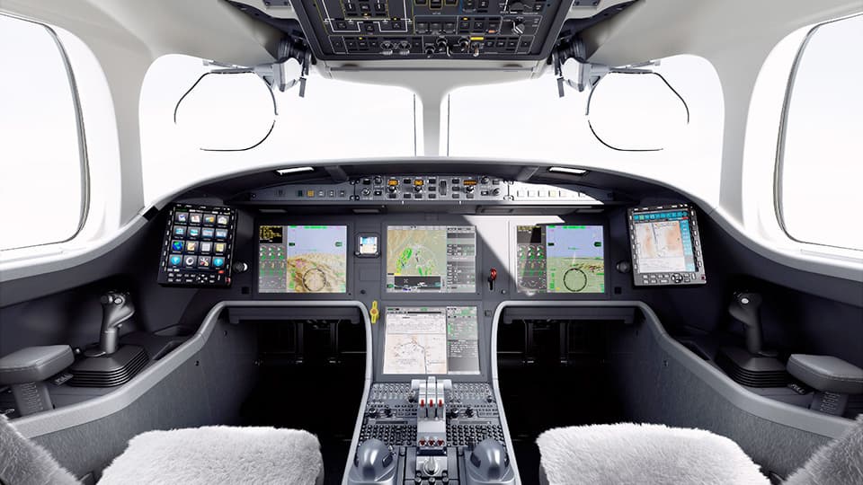 Falcon 8X Cockpit