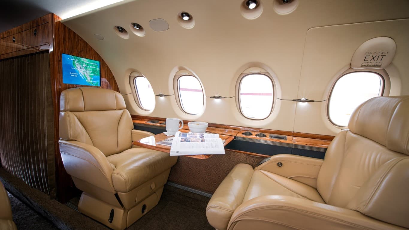 Hawker 800XPi Interior