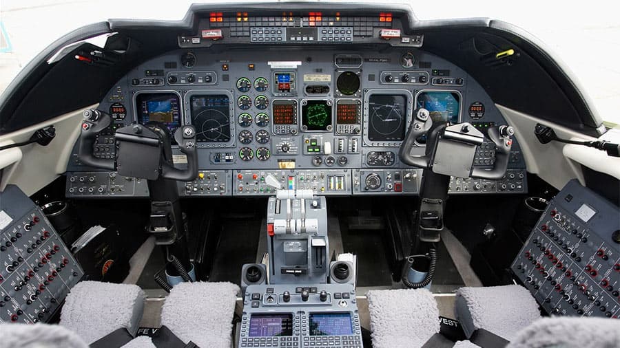Learjet 36A Cabina de Mando