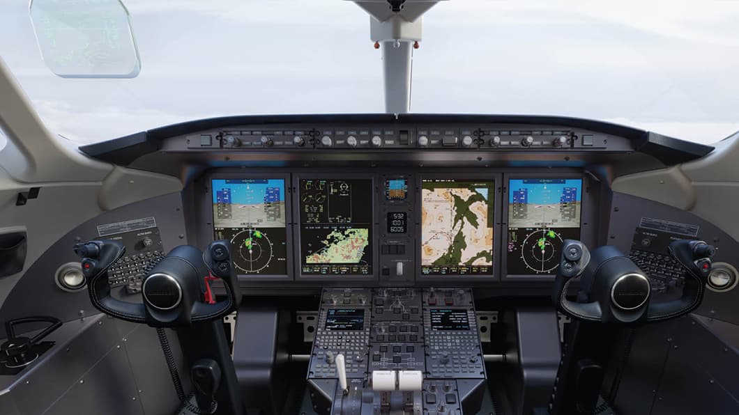 Challenger 3500 Cockpit