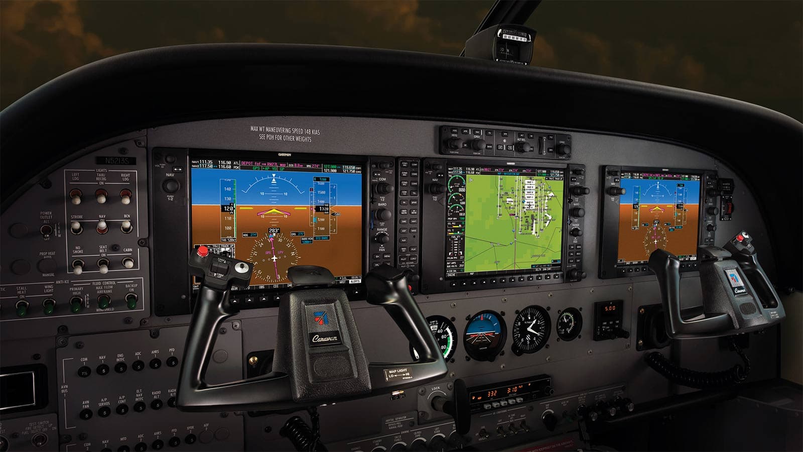 Grand Caravan 208B Cockpit