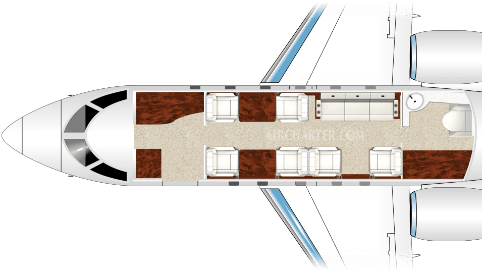 Challenger 601 3A Grundriss