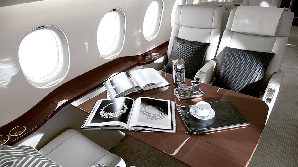 Falcon 2000 Innenraum