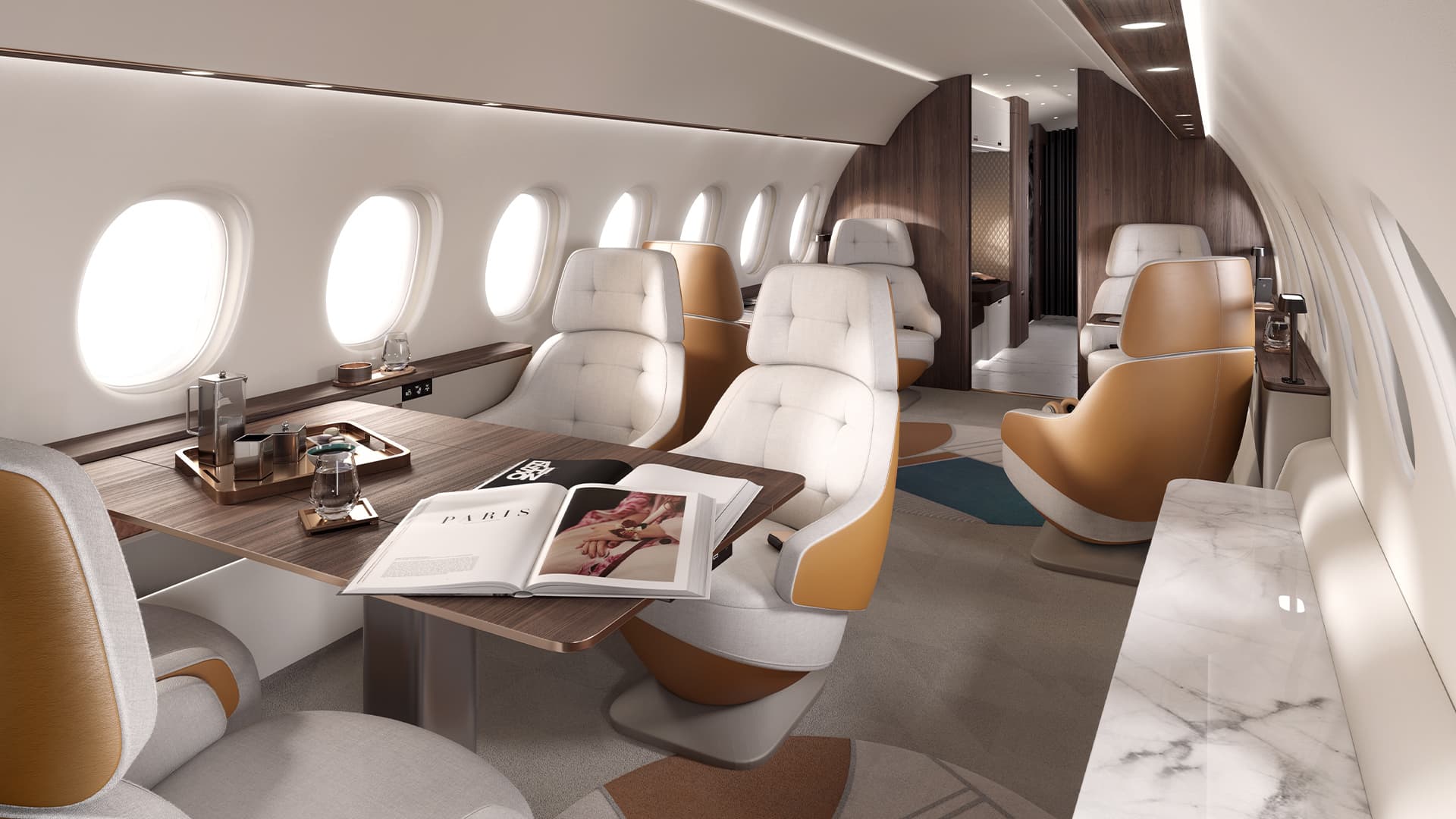 Falcon 10X Interior