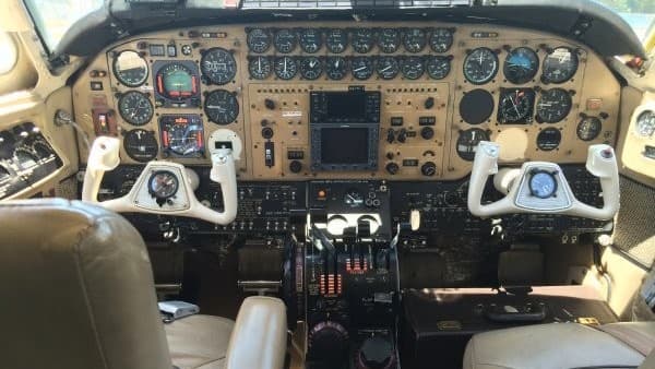 King Air B90 Cockpit