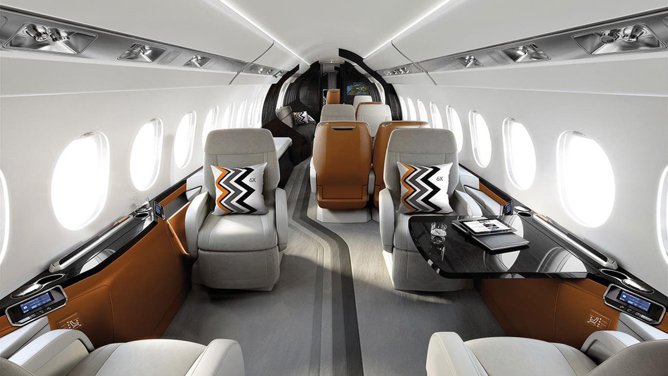 Falcon 6X Innenraum