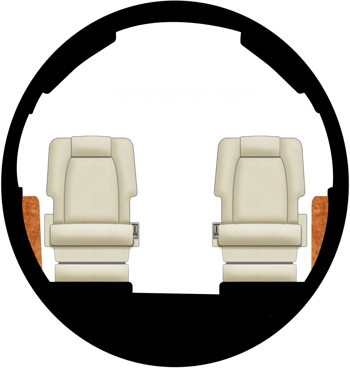 Falcon 20 Cabina