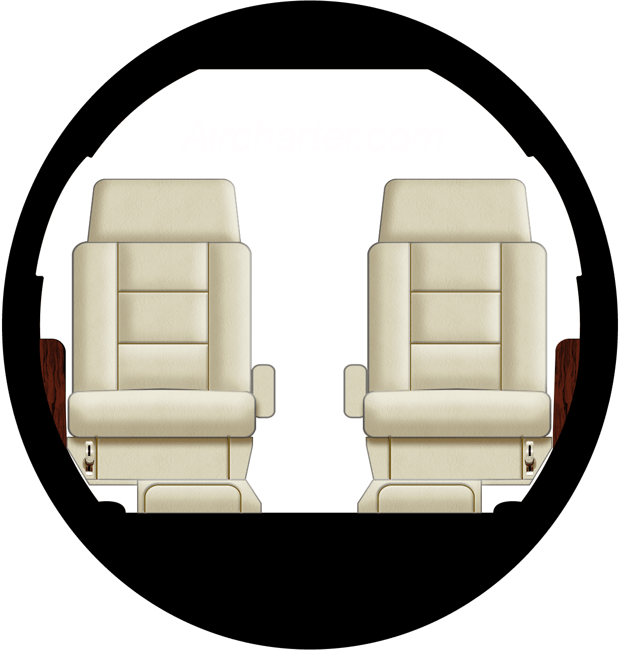 Learjet 36A Cabina