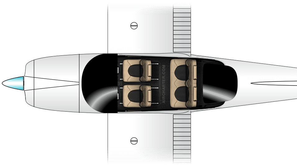 Plan de cabine du CE-182 Skylane