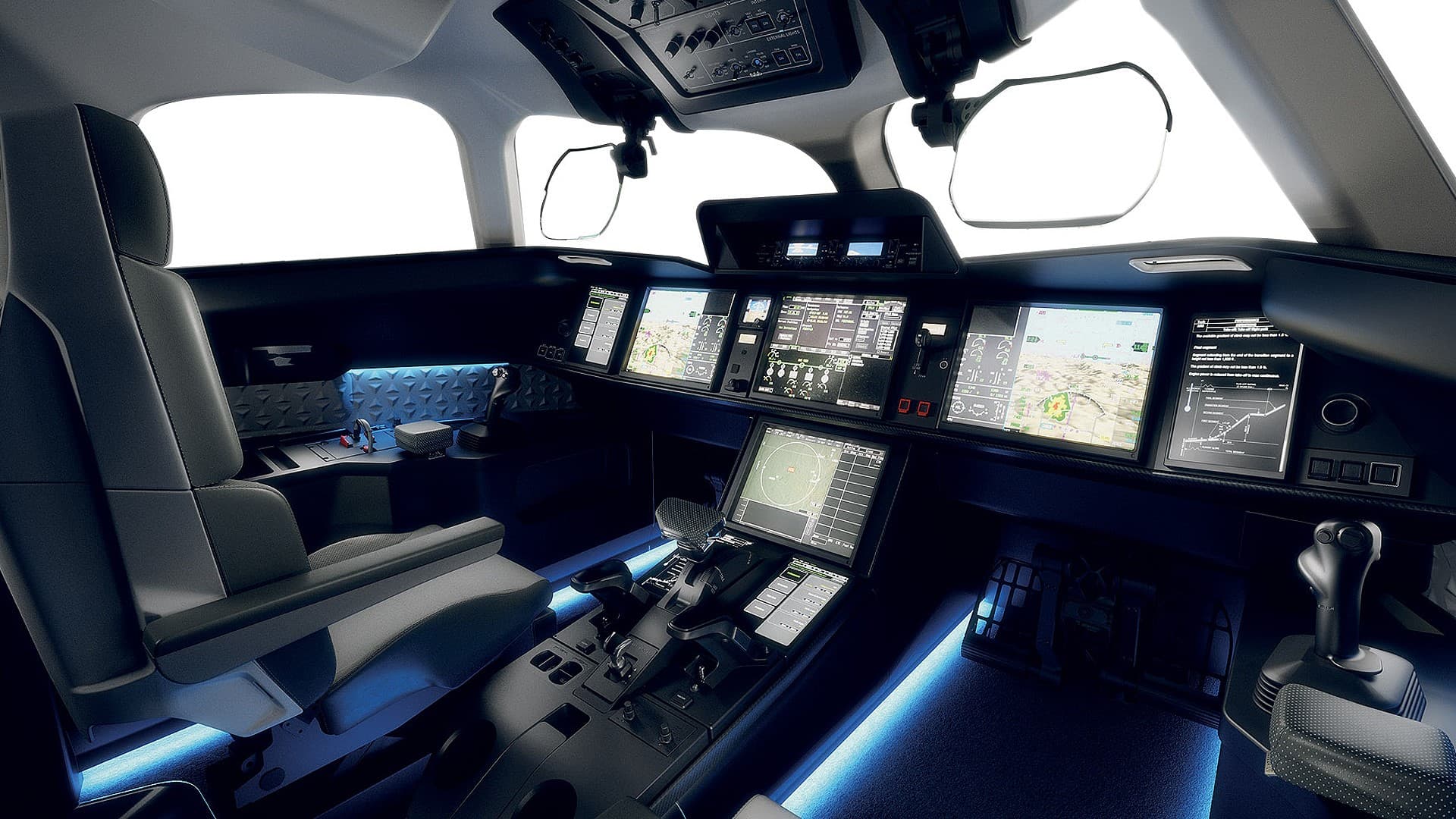 Falcon 10X Cabina de Mando