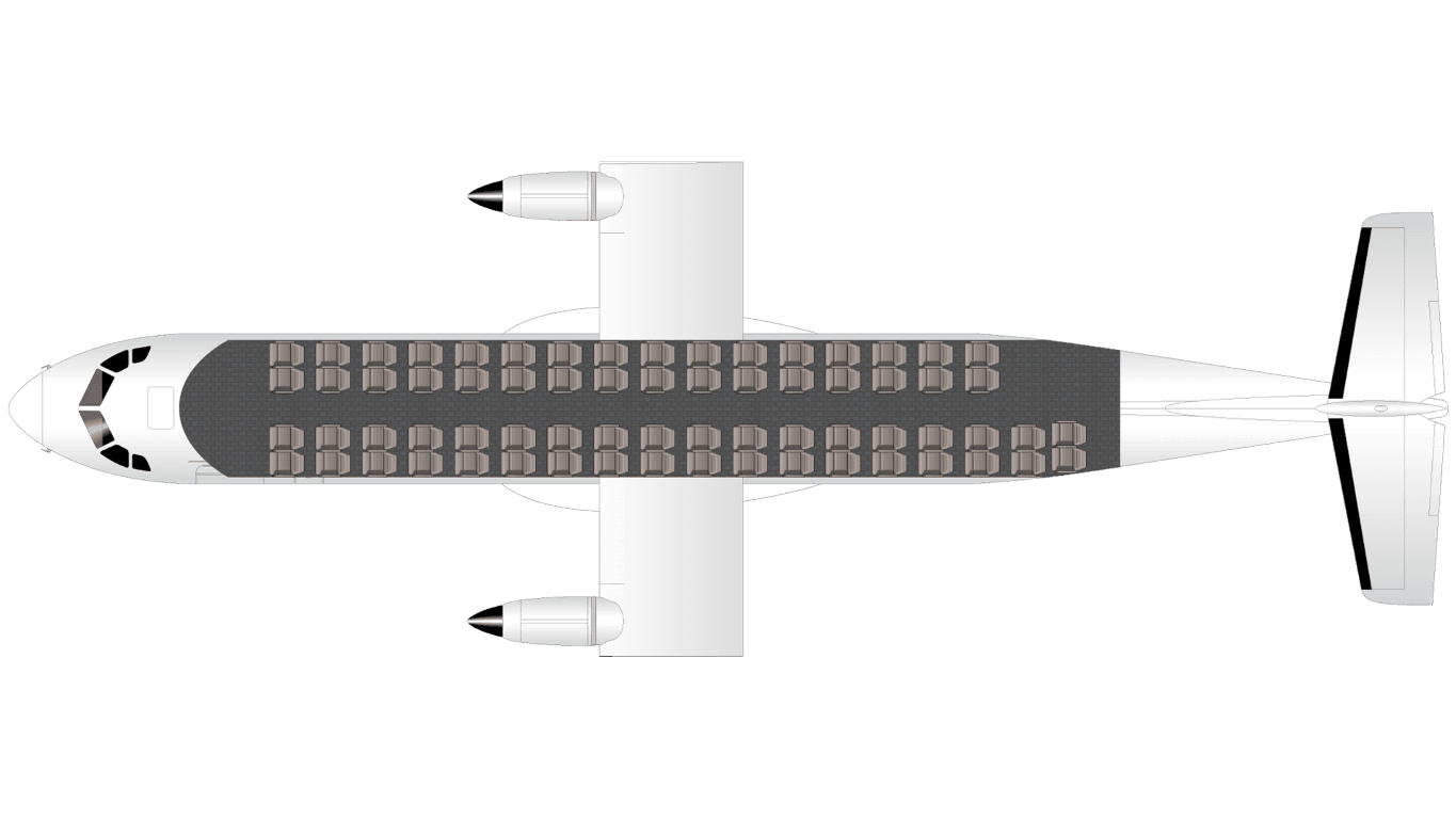 ATR 72-212 floor plan