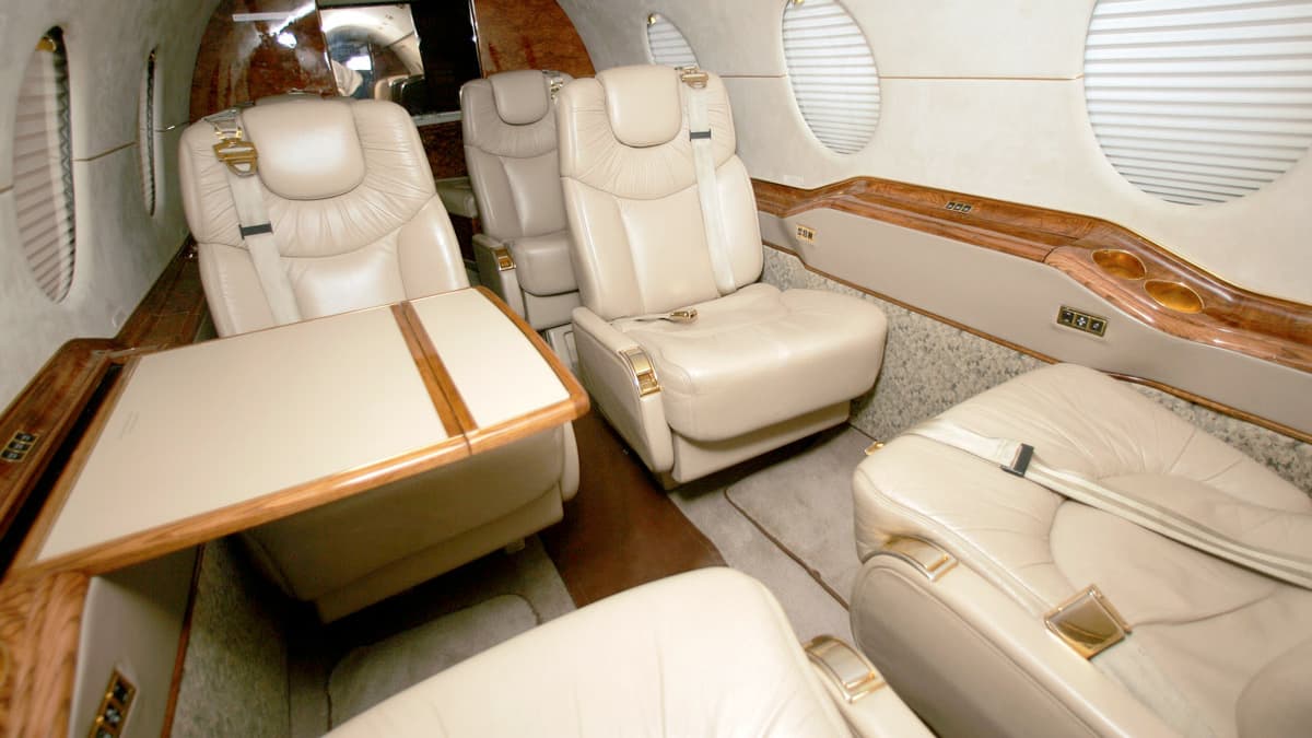 Hawker 400A in flight