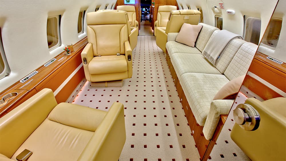 Challenger 601 Innenraum
