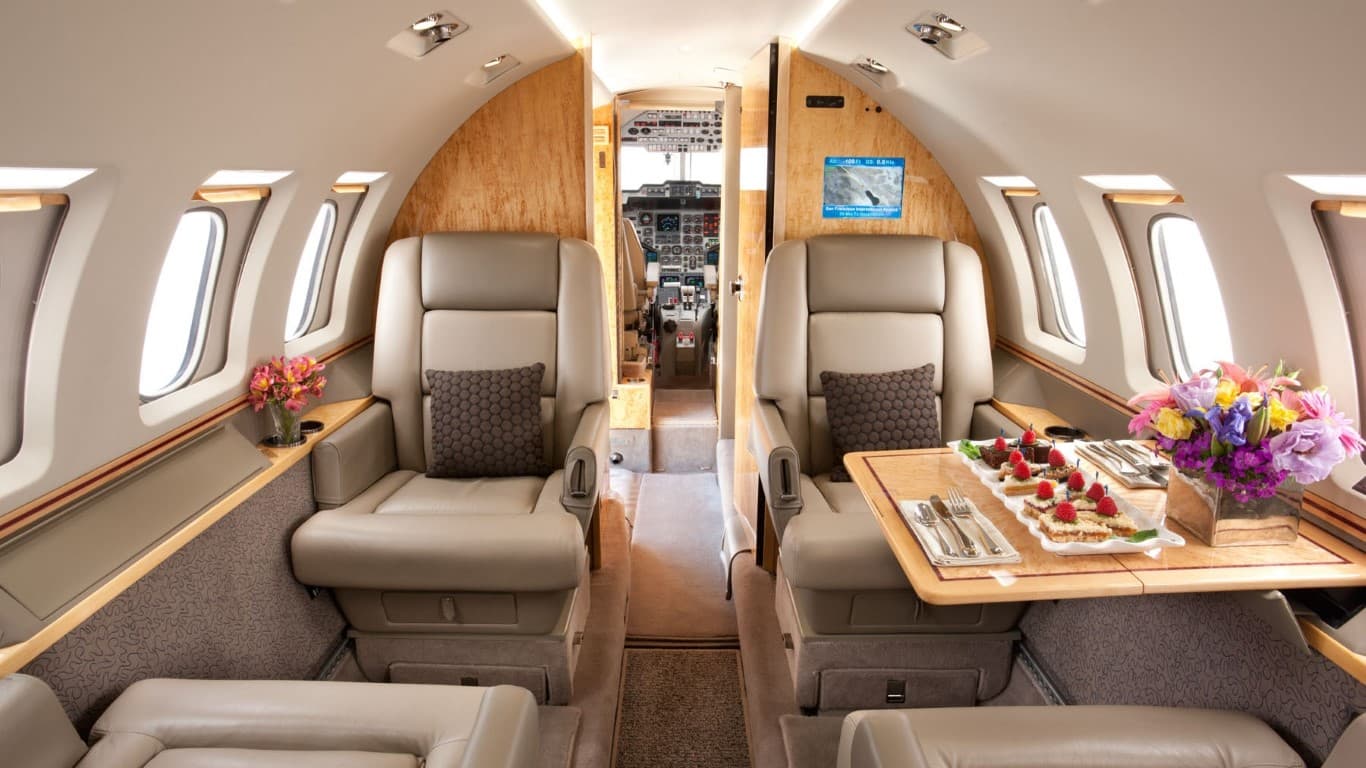 Hawker 1000 Innenraum