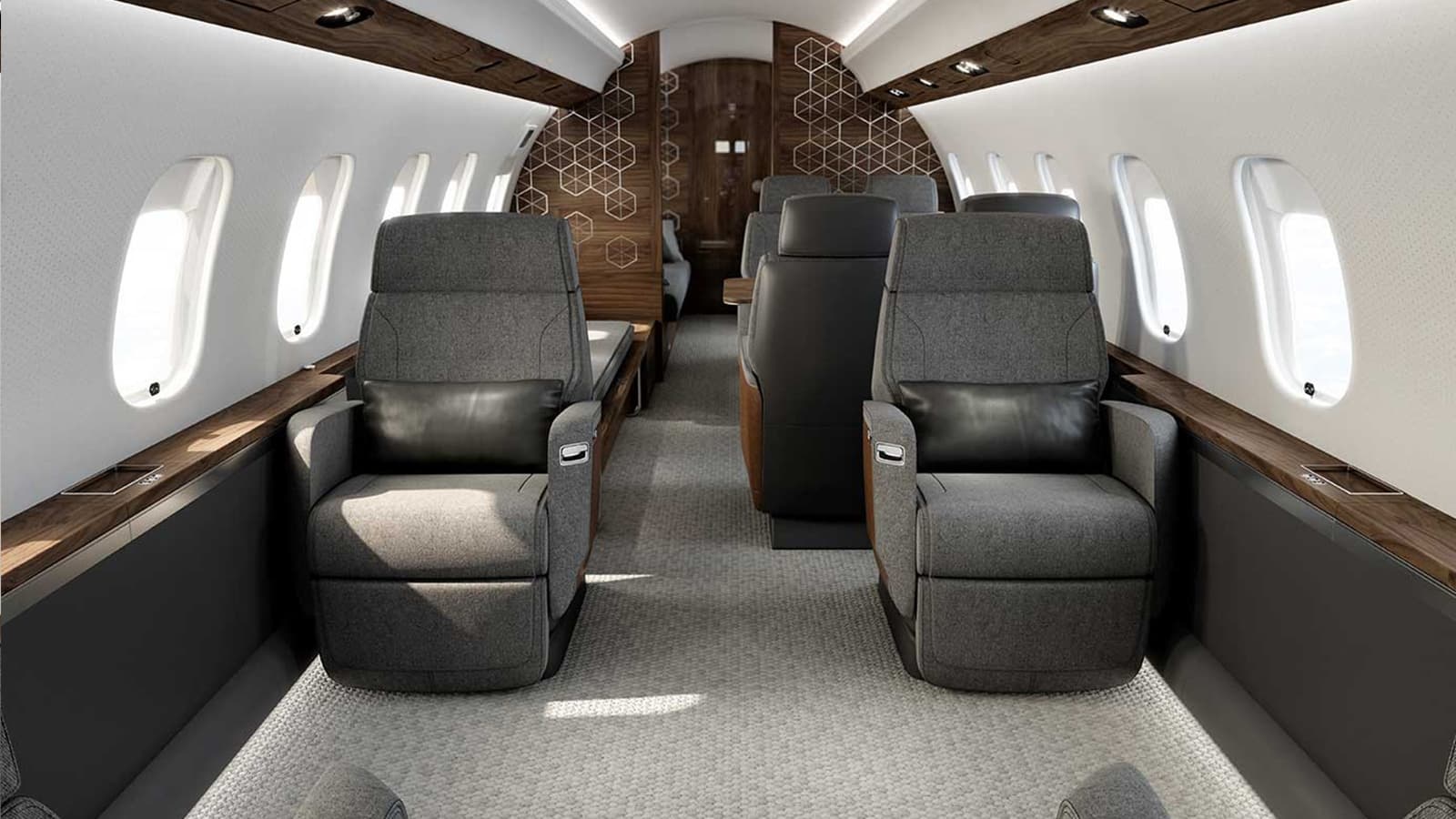 Global 6500 Innenraum