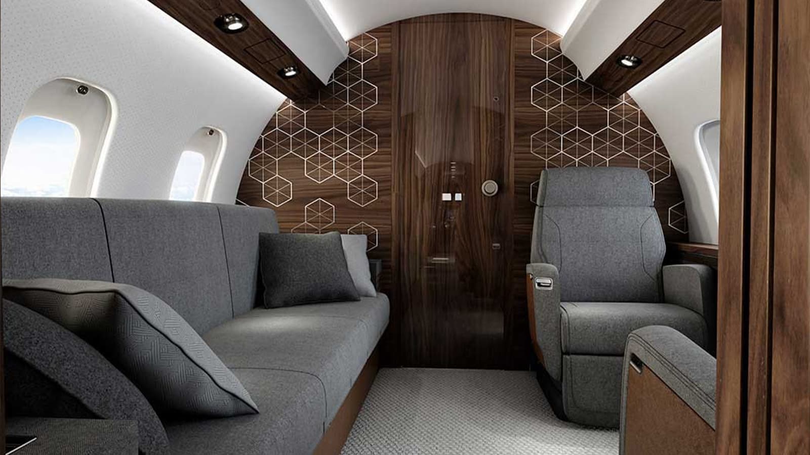 Global 6500 Innenraum