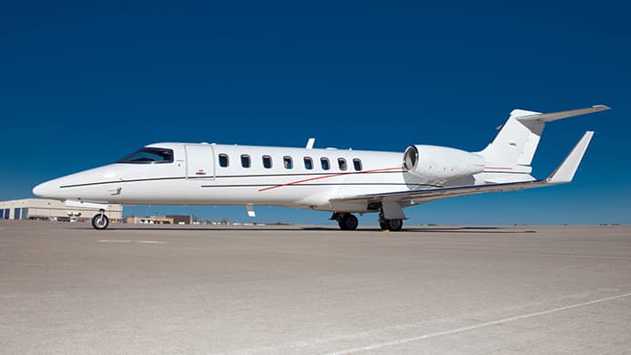 Learjet 45XR im Flug
